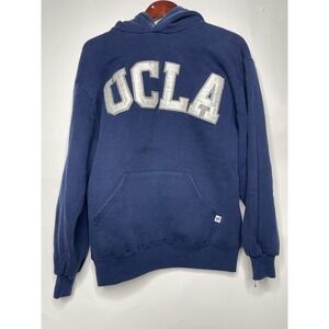 Vintage UCLA Russell Athletic Hoodie Size Large Made In USA 90s Hooded NCAA‎
